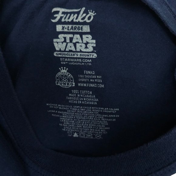 Funko Star Wars Bounty Smugglers Hunters Tee T Shirt Mens Size XL Crewneck Blue - Picture 7 of 15